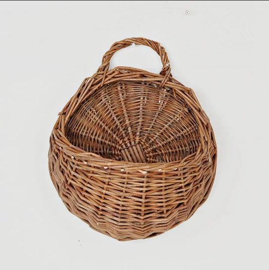 Hanging Willow Basket | Half Ring