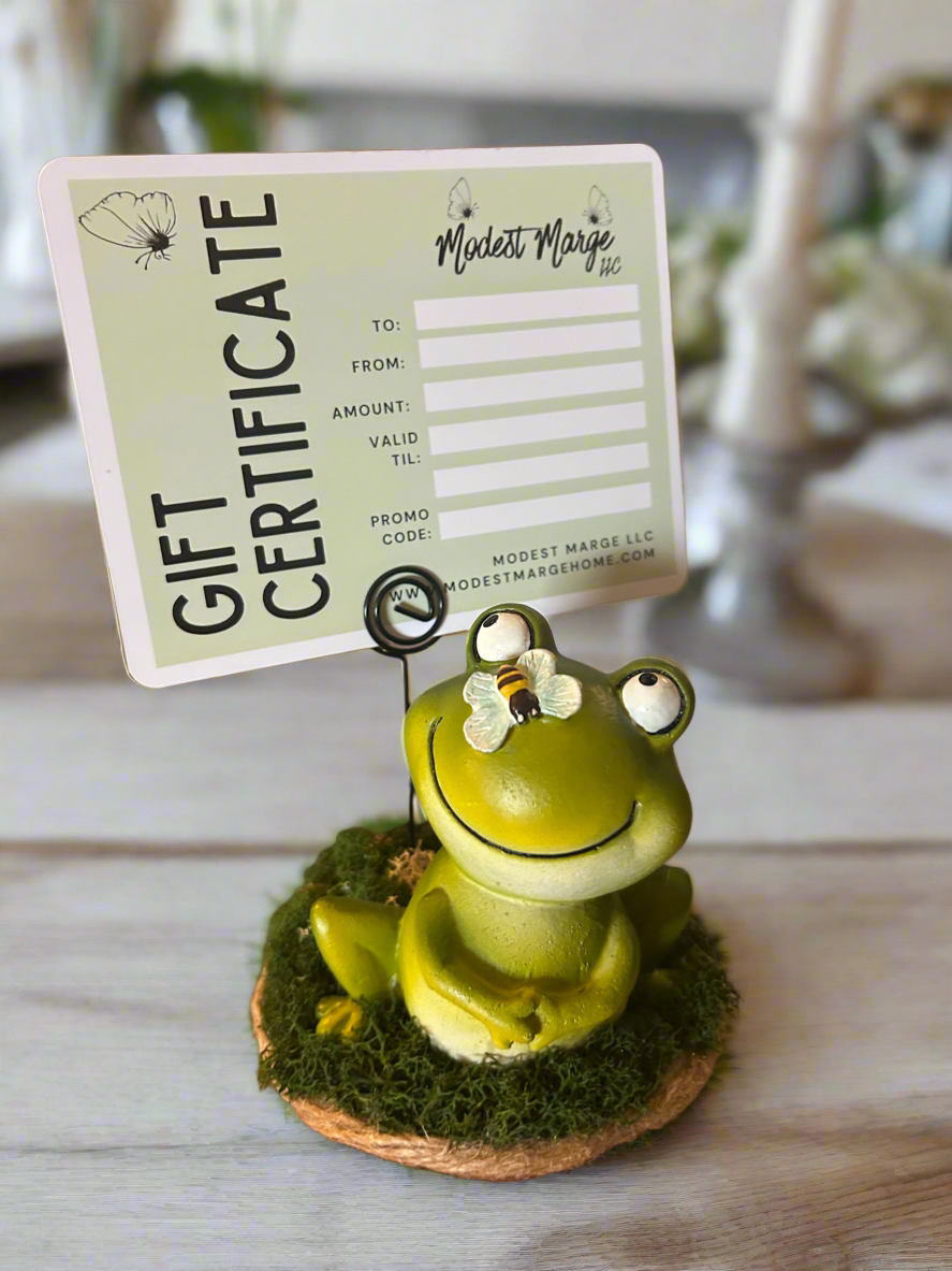 Embellished Gift Certificate
