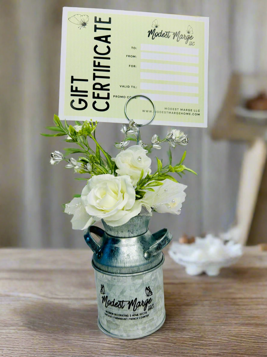 Embellished Gift Certificate