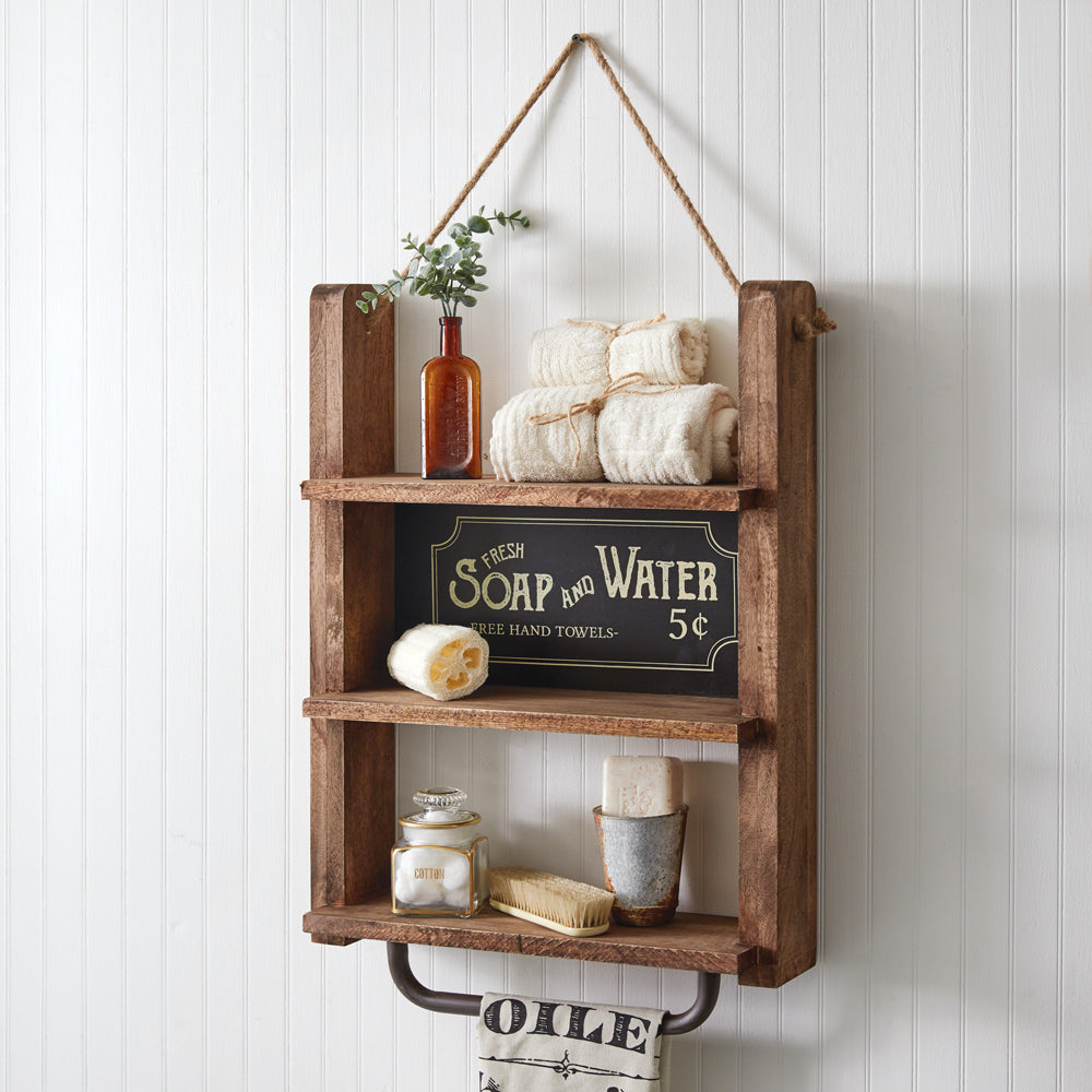 Vintage Inspired Bathroom Organizer