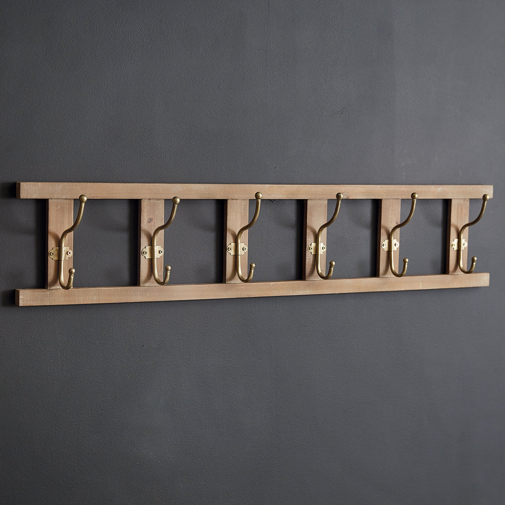 Ladder Wall Hook Rack