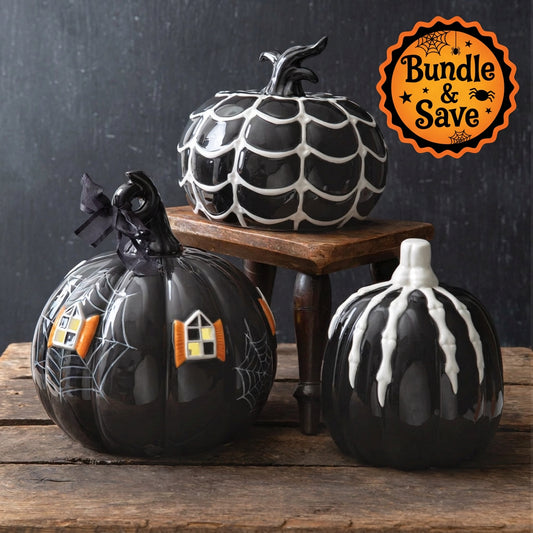 Set of 3 | Halloween Pumpkin Bundle