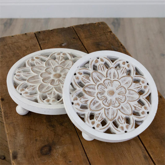 Floral Cut-Out Design Risers