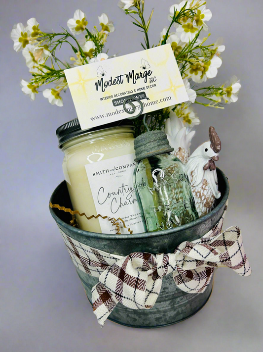 Farm Charm Gift Bucket