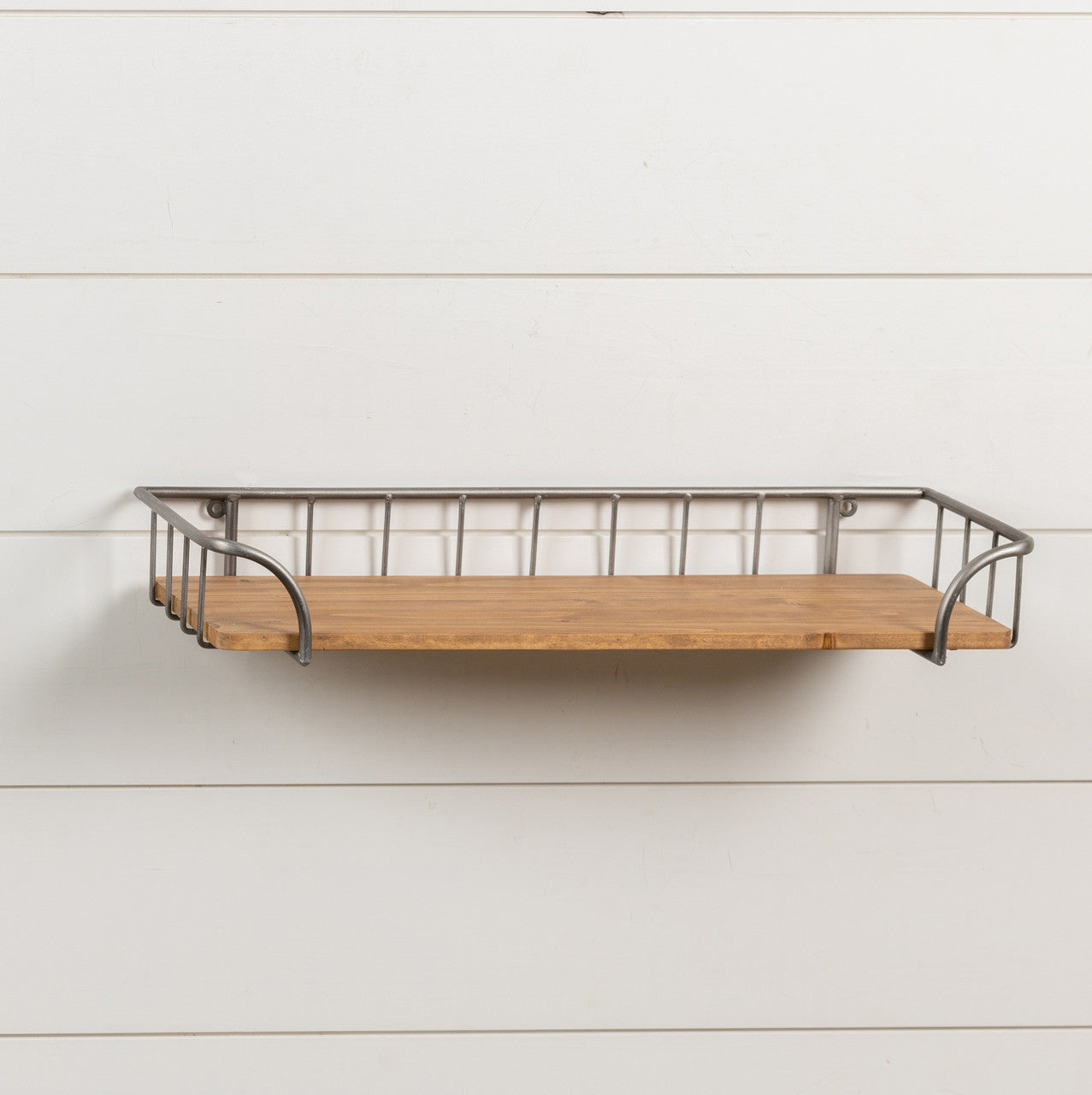 Wood and Wire Shelf