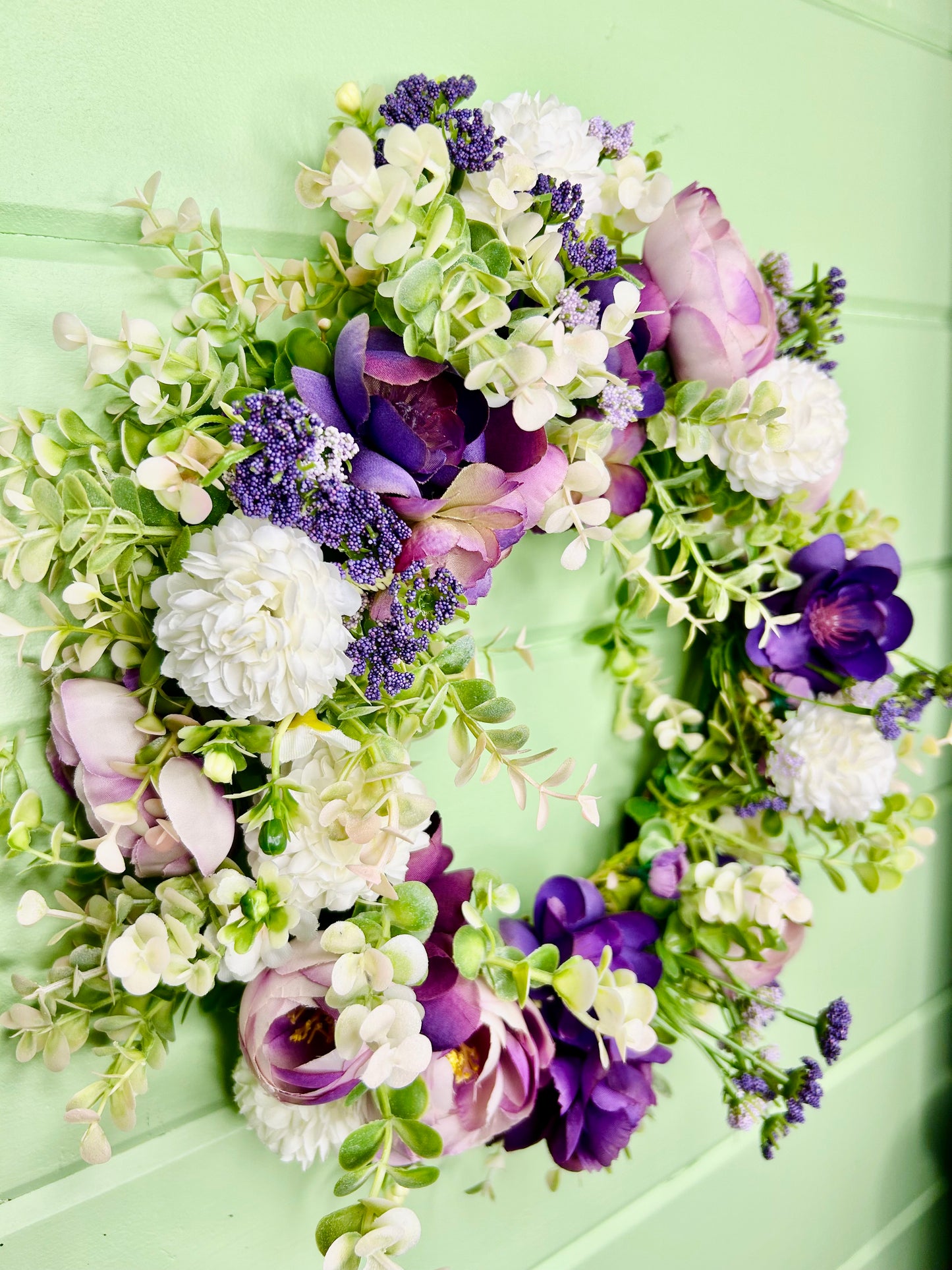 Purple Floral Ring