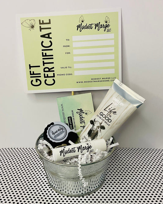 Embellished Gift Certificate