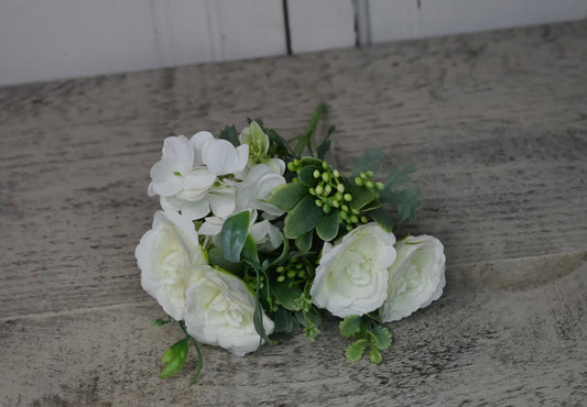 Rose & Hydrangea Bunch 11”