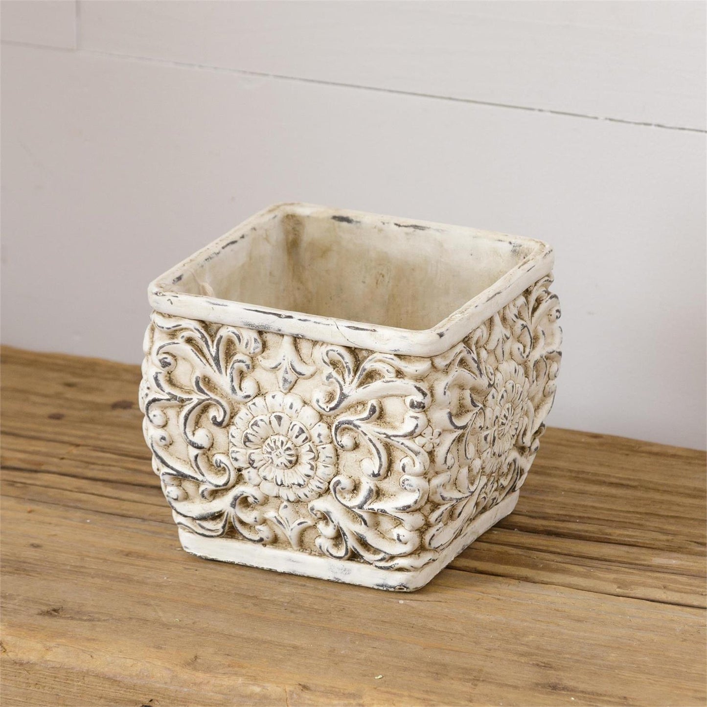 French Floral Planter