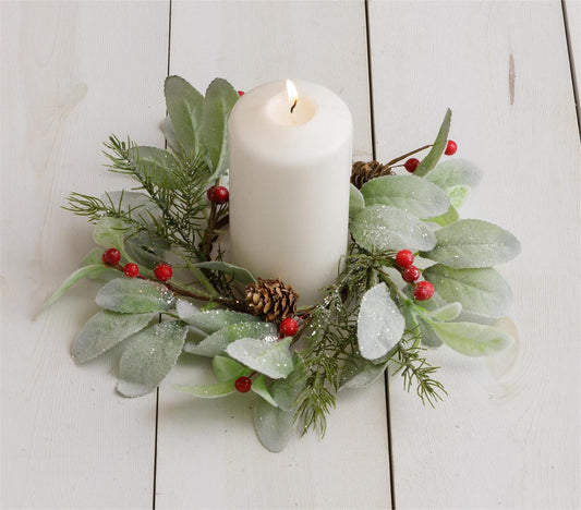 Lambs Ear Candle Ring