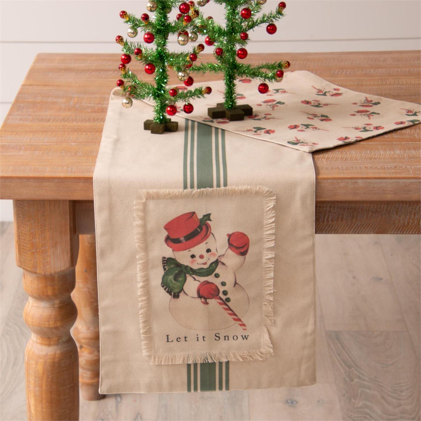 Snowman Table Runner