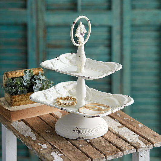French 2 Tier Display