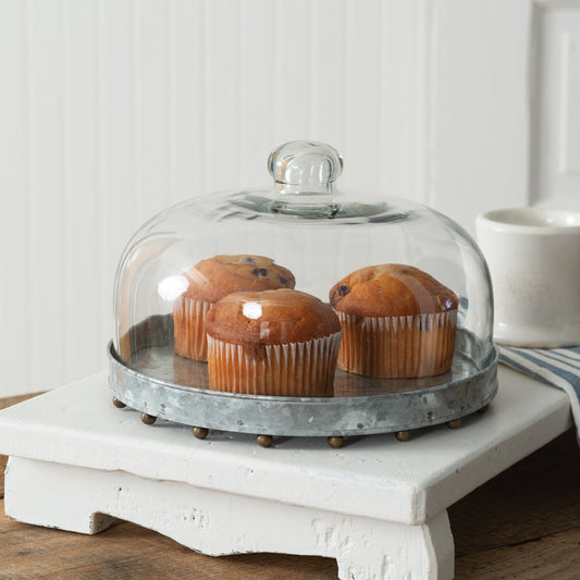Glass Dessert Cloche