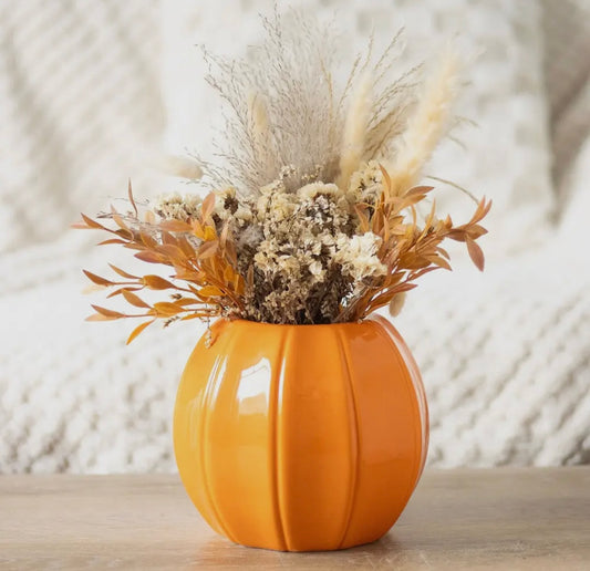 Pumpkin Ceramic Vase