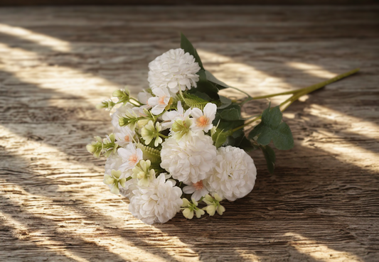 White Chrysanthemum Pick 14”