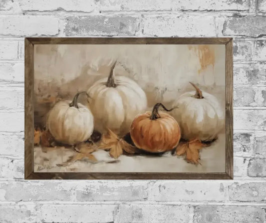 Pumpkin Framed Portrait