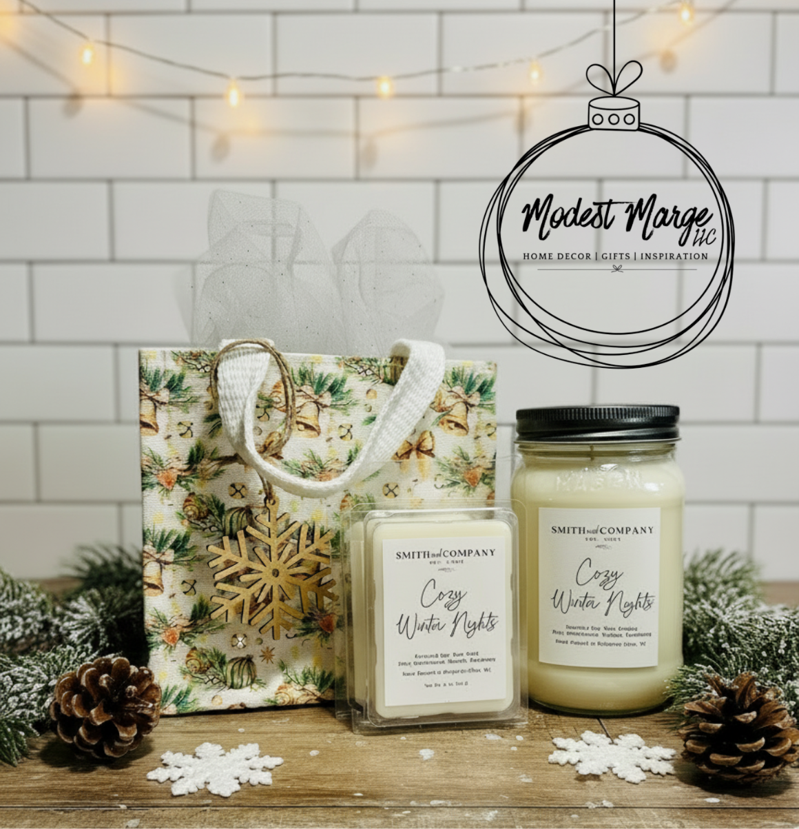 Candle Grab & Go Gift | Cozy Winters Night Scent