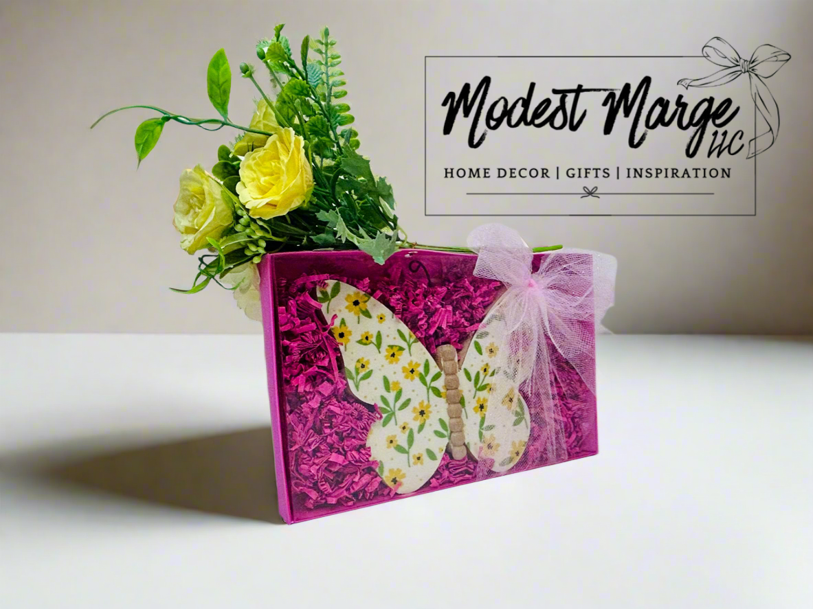 Butterfly Box & Floral Bundle