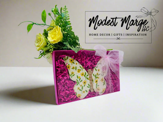 Butterfly Box & Floral Bundle