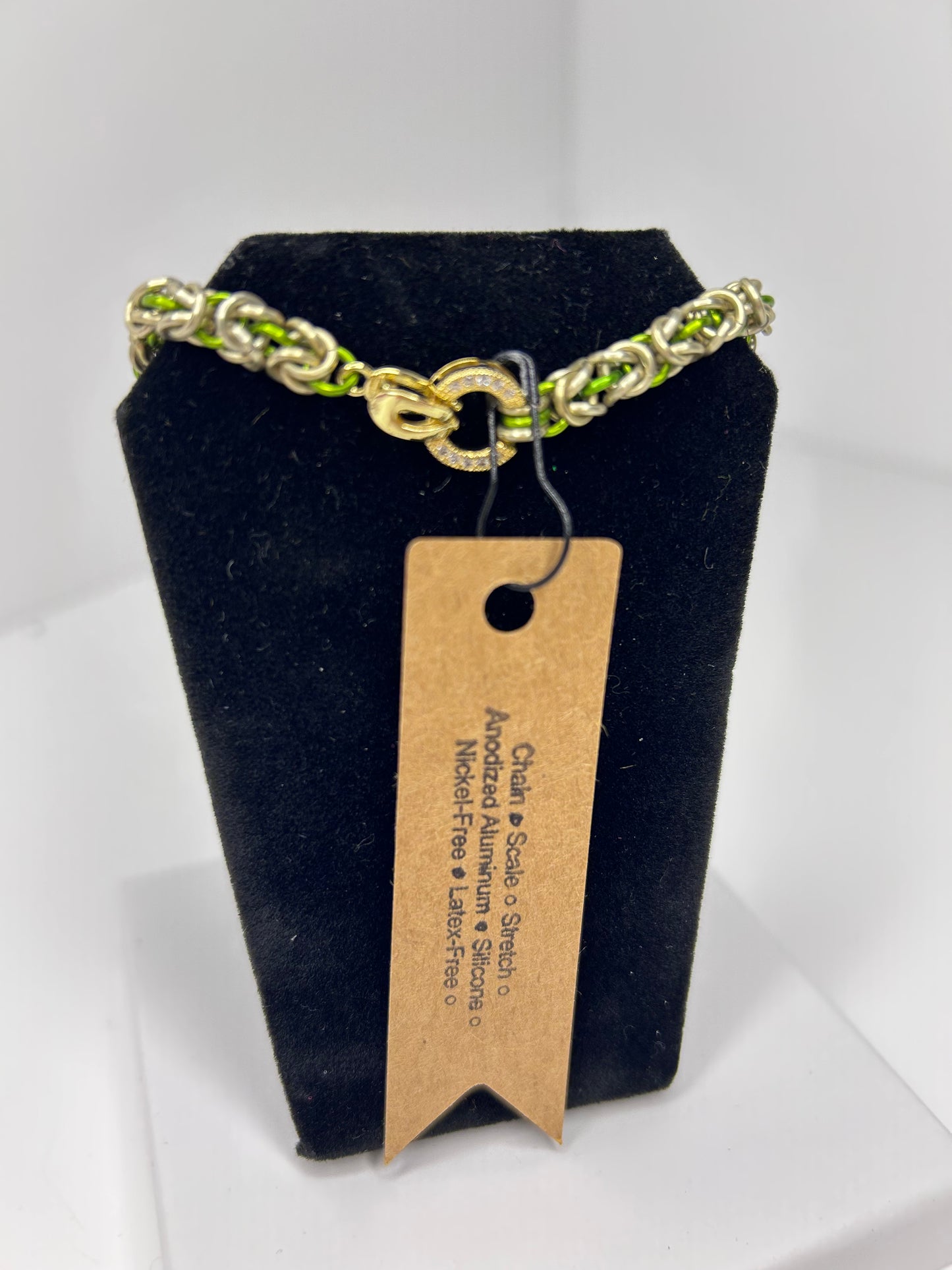 Micro Byzantine Gem Bracelet (Green)