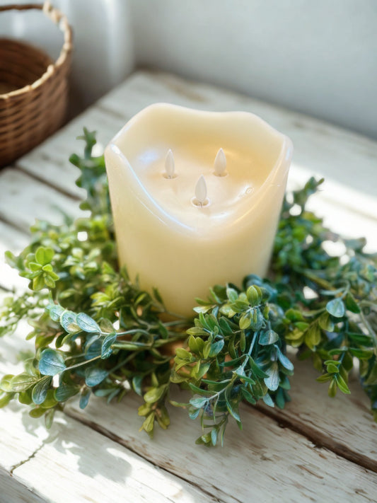 3 Wick LED Candle