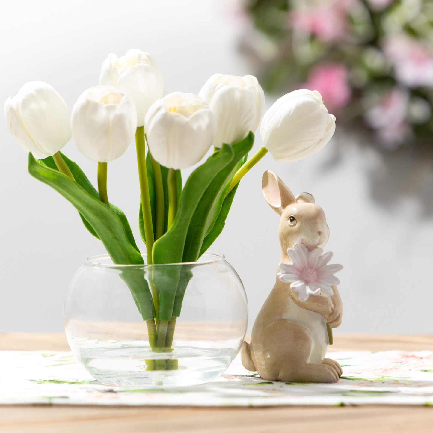 Bunny with Flower